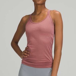 Lululemon Ebb to Street shelf bra Tank Spiced Chai